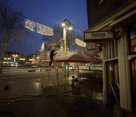 Zonnescherm reinigen Amsterdam - Hippe Reiniging